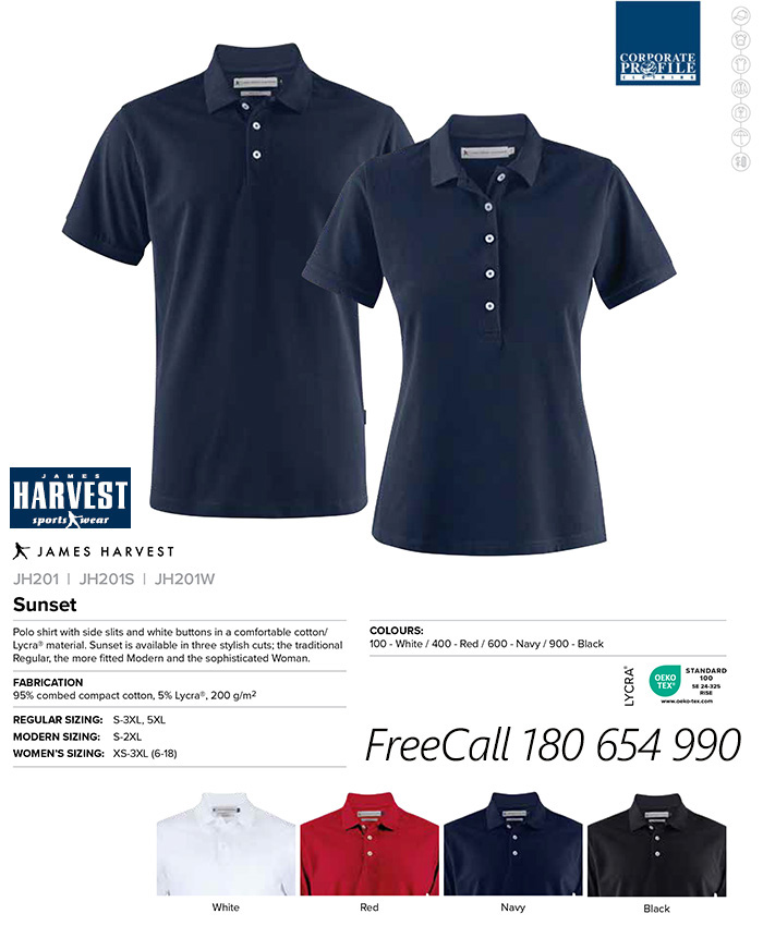 Corporate Cotton Polo's and Tees #JH201 Information 600 px (2)